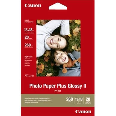 Canon Plus valokuvapaperi, kiiltävä 13x18 20 arkkia 260g PP-201 Vastaa: N/A
