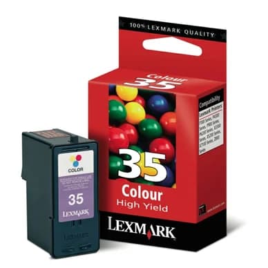 Lexmark Lexmark 35XL Mustepatruuna 3-väri 18C0035 Vastaa: N/A