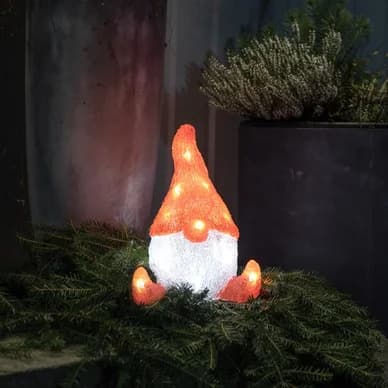 Konstsmide Konstsmide Joulupukki Joulukoriste akryyliä 26cm 16 LEDiä 6228-103 Vastaa: N/A – Konstsmide