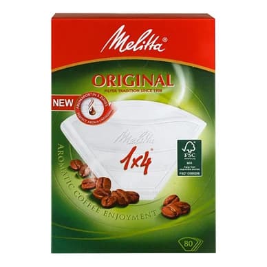 Melitta Melitta suodatinpussit 1 x 4, valkoinen, 80 kpl 4006508200450 Vastaa: N/A