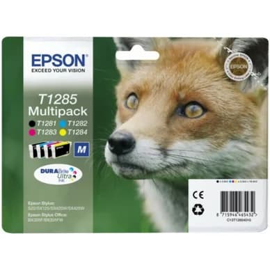 Epson Mustepatruuna MultiPack Bk,C,M,Y, 5,9 ml T1285 Vastaa: N/A