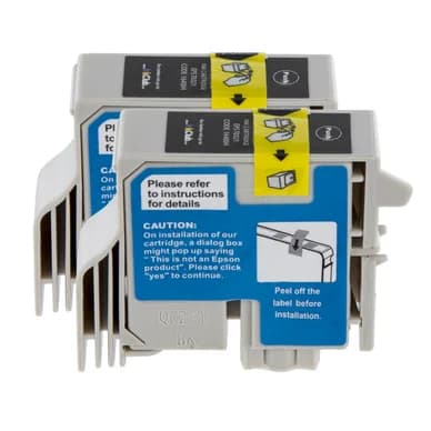 inkClub Mustepatruuna musta 36ml, 2-pakkaus KEC038-2 Vastaa: T0321 – inkClub