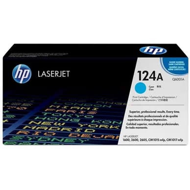 HP HP 124A Värikasetti cyan Q6001A Vastaa: N/A – HP