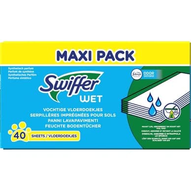 Swiffer Swiffer Sweeper Wet Pet Cleaning Clothes Refill 40-pack 8700216671972 Vastaa: N/A – Swiffer