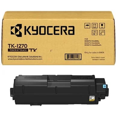 Kyocera Kyocera TK-1270 Värikasetti Musta TK-1270 Vastaa: N/A