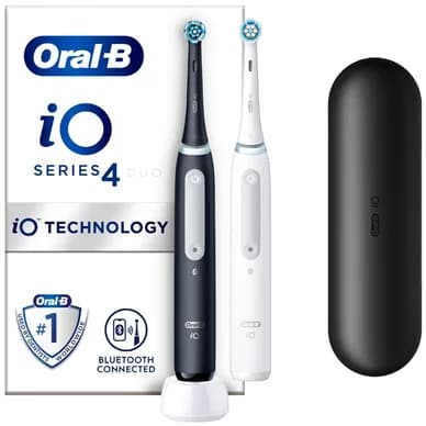 Oral-B Oral-B iO4 Series 4 Duo Sähköhammasharja Black/White 4210201414742 Vastaa: N/A – Oral-b