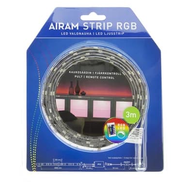 AIRAM LED-lista RGB IP20 14,4W 6435200157751 Vastaa: N/A – Airam