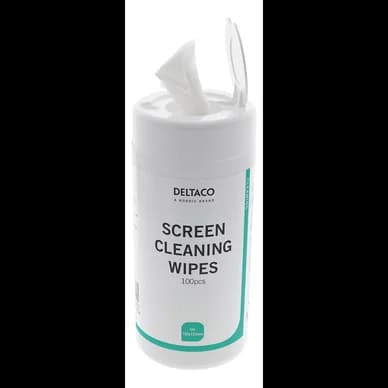 DELTACO Deltaco puhdistuspyyhkeet näytöille, 100 kpl CK1003 Vastaa: N/A – Deltaco