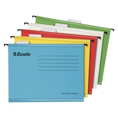 ESSELTE Riippukansio Esselte Std A4 Assorted (10) 93042 Vastaa: N/A – Esselte