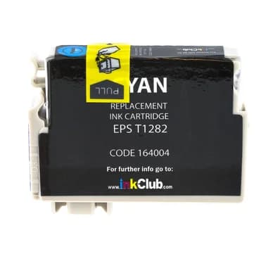 inkClub Mustepatruuna syaani, korvaa Epson T1282 KEA035 Vastaa: T1282 – inkClub