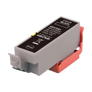 inkClub Mustepatruuna, korvaa Epson 33XL, musta, 530 sivua KEC093 Vastaa: T3351 – inkClub