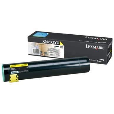 Lexmark Värikasetti keltainen 22.000 sivua X945X2YG Vastaa: N/A – Lexmark