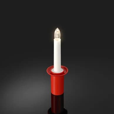 Konstsmide Konstsmide Lucia-kynttilä punainen LED 1xAA 1183-000 Vastaa: N/A – Konstsmide