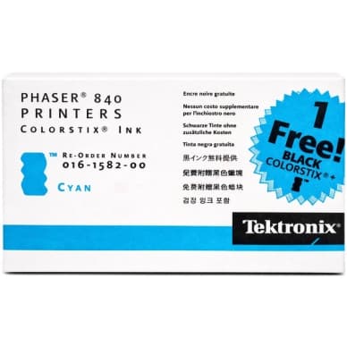 Tektronix Colorstix 2 kpl cyan + 1 st musta 2.300 sivua 16158200 Vastaa: N/A – Tektronix