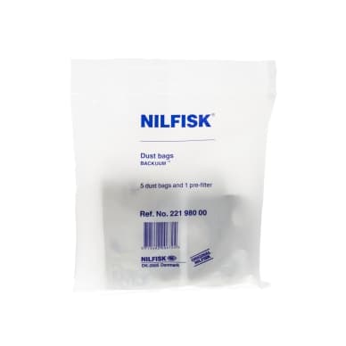 NILFISK Pölypussit, paperi, 5kpl. 22198000 Vastaa: N/A