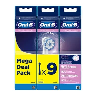 Oral-B Oral-B Refiller Sensitive Clean & Care 9-pakkaus 4210201325239 Vastaa: N/A