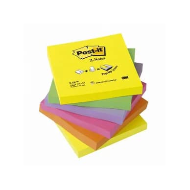 Post-it Notes POST-IT Z-block 76x76mm rainbow (6) 4001895845727 Vastaa: N/A – Post-it
