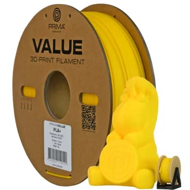 Prima PrimaValue PLA+ - 1,75mm - 1kg - Keltainen 7340002119540 Vastaa: N/A