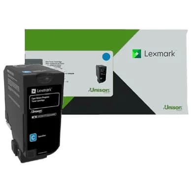 Lexmark Värikasetti cyan, 7.000 sivua 74C2SC0 Vastaa: N/A