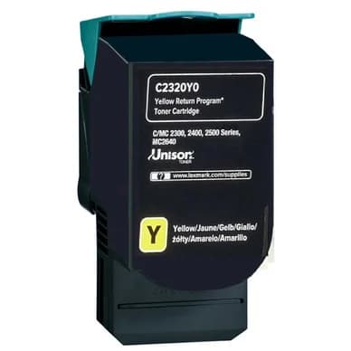 Lexmark Värikasetti keltainen, 2300 sivua C230H40 Vastaa: N/A