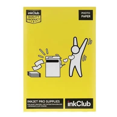 inkClub Semigloss valokuvapaperi, 50 arkkia, kaksipuolinen A4, 220g PS4SGD Vastaa: N/A