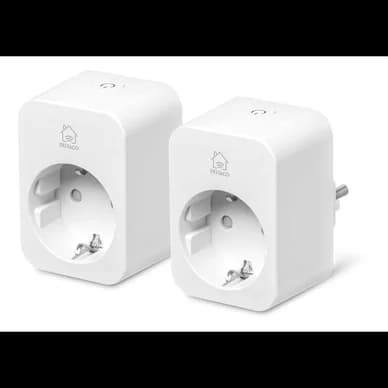 DELTACO Smart Home älypistorasia energiamittauksella, 16A, 2 kpl SH-P01E16-2P Vastaa: N/A – Deltaco