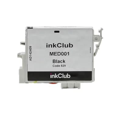 inkClub Mustepatruuna musta, korvaa Epson T0481 MED001 Vastaa: T0481 – inkClub