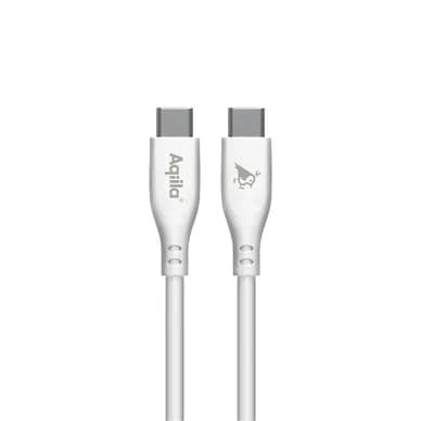 Aqiila Aqiila Cablebird CS11 USB-C to C 60W silikoni 1m White 406006 Vastaa: N/A