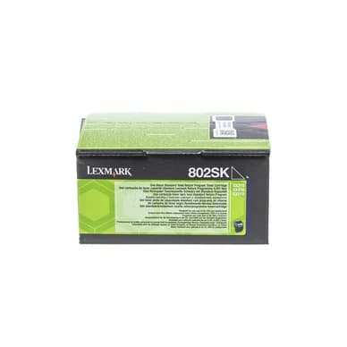 Lexmark Lexmark 802SK Värikasetti musta 80C2SK0 Vastaa: N/A