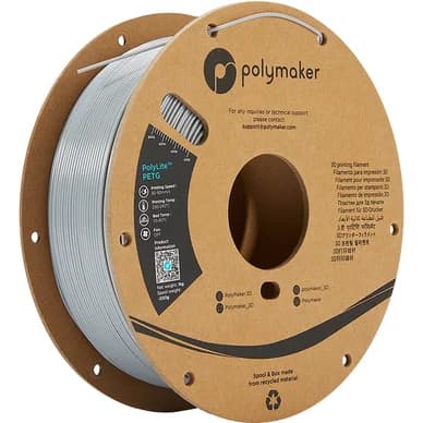 Polymaker Polymaker Polylite PETG 1,75 mm - 1kg Harmaa 6938936710059 Vastaa: N/A