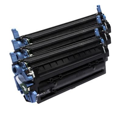 inkClub 3-pakkaus musta väriainekasetti THU370-3 Vastaa: Q6000A – inkClub