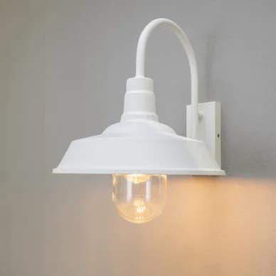 Konstsmide Trapani Seinävalaisin Valkoinen E27 Hehku Kirkas Lasi 7354-250 Vastaa: N/A – Konstsmide