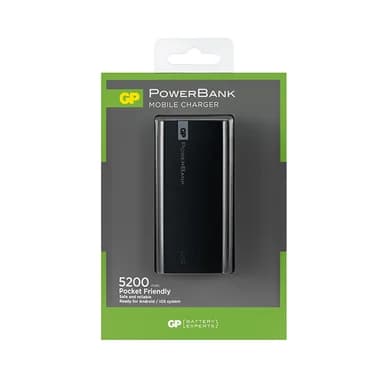 GP BATTERIES GP PowerBank Yolo, 5200 mAh 405109 Vastaa: N/A