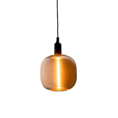 AIRAM Unna LED Riippuvalaisin E27 Amber/Musta 9610648 Vastaa: N/A – Airam
