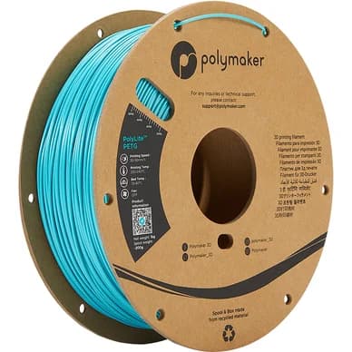 Polymaker Polymaker Polylite PETG 1,75 mm - 1kg Turkoosi 6938936710127 Vastaa: N/A