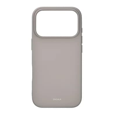 Onsala Silikonipintainen MagSeries-suojakuori iPhone 17Pro concrete 664291 Vastaa: N/A