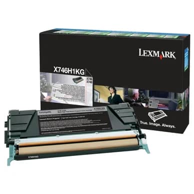 Lexmark Värikasetti musta 12.000 sivua X746H1KG Vastaa: N/A – Lexmark