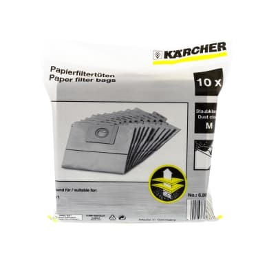 KÄRCHER Pölypussit, paperi, 10kpl. 6-904-312 Vastaa: N/A – Kärcher