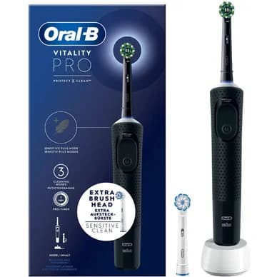 Oral-B Oral-B Vitaliy Pro Sähköhammasharja Black + Extra Refill 4210201432326 Vastaa: N/A
