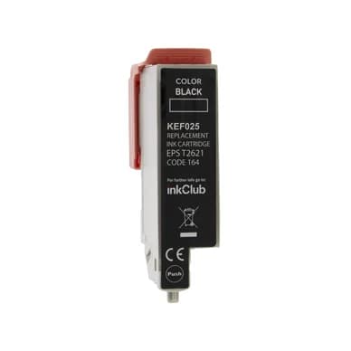 inkClub Mustepatruuna, korvaa Epson 26XL, musta, 500 sivua KEF025 Vastaa: T2621 – inkClub