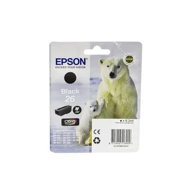 Epson Epson 26 Mustepatruuna musta T2601 Vastaa: N/A – Epson