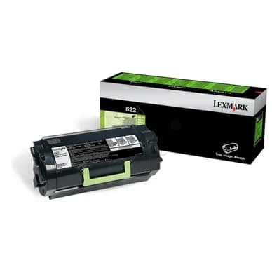 Lexmark Lexmark 622 Värikasetti musta 62D2000 Vastaa: N/A