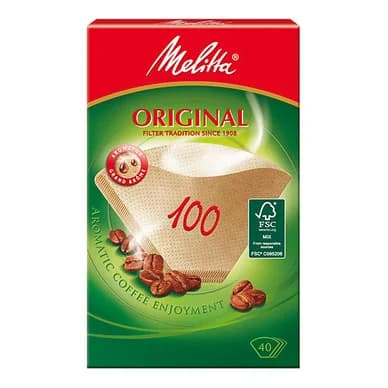 Melitta Melitta suodatinpussi 100, valkaisematon, 40 kpl 4006508126033 Vastaa: N/A