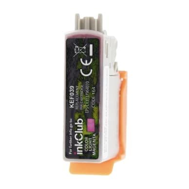 inkClub Mustepatruuna, korvaa Epson 378XL, vaalea magenta, 830 sivua KEF039 Vastaa: T3796