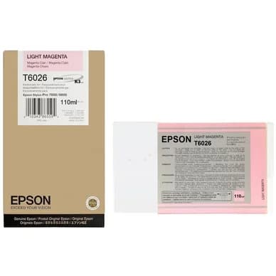 Epson Epson T6026 Mustepatruuna vaalea magenta T6026 Vastaa: N/A – Epson