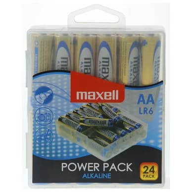 MAXELL Maxell paristot LR6/AA, alkaliset, 24-pack 790268 Vastaa: N/A
