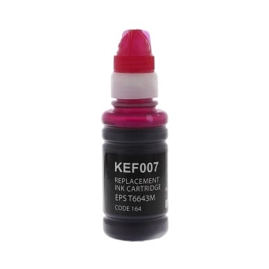 inkClub Mustepatruuna, korvaa Epson 664, magenta, 70 ml KEF007 Vastaa: T6643 – inkClub