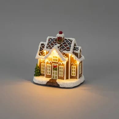 Konstsmide Paristokäyttöinen piparkakkutalo 16,5 cm 4208-600 Vastaa: N/A – Konstsmide