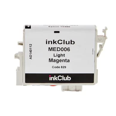 inkClub Mustepatruuna vaalea magenta, korvaa Epson T0486 MED006 Vastaa: T0486 – inkClub
