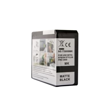 WL Mustepatruuna, korvaa Epson T5808, mattamusta, 84 ml 0T5808 Vastaa: T5808 – WL